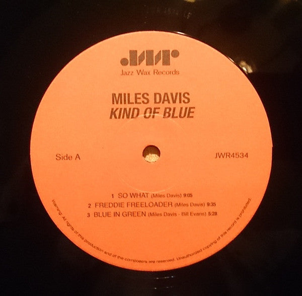 Miles Davis : Kind Of Blue (LP, Album, Ltd, RE, 180)