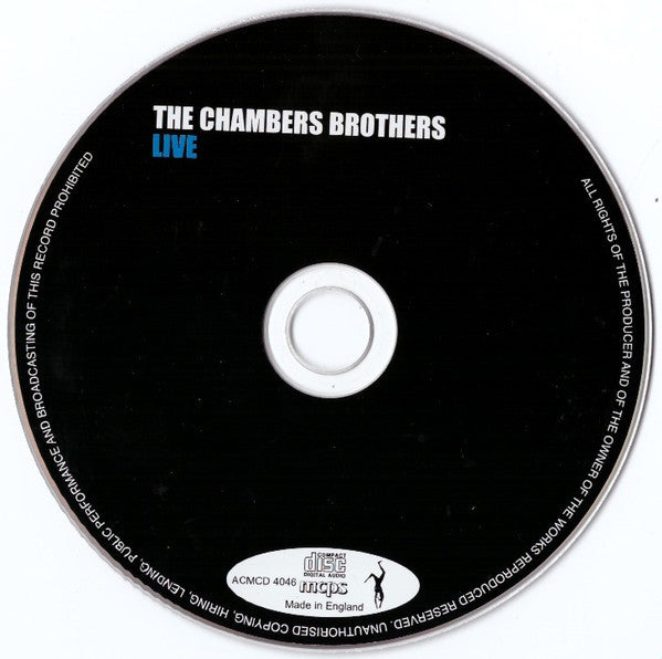 The Chambers Brothers : Live (CD, Album, Comp, RE)