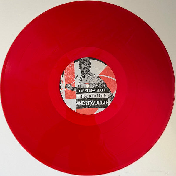Theatre Of Hate : Westworld (LP, Album, Red)