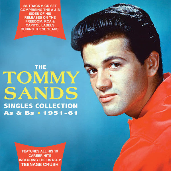 Tommy Sands : The Tommy Sands Singles Collection: As & Bs 1951-1961 (2xCD, Comp)