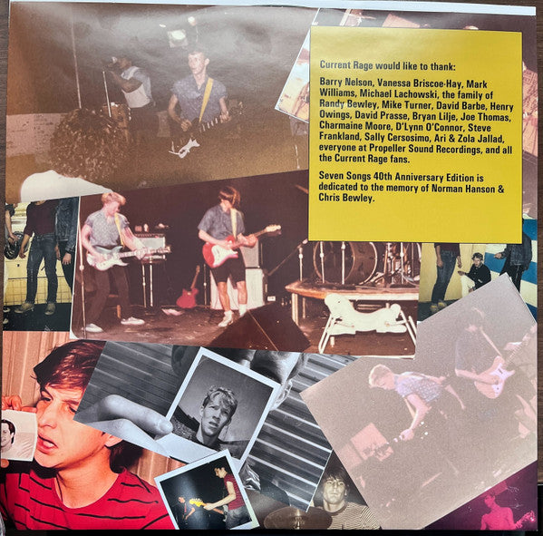 Current Rage : Seven Songs: 40th Anniversary Edition (12", RE, RM, S/Edition)