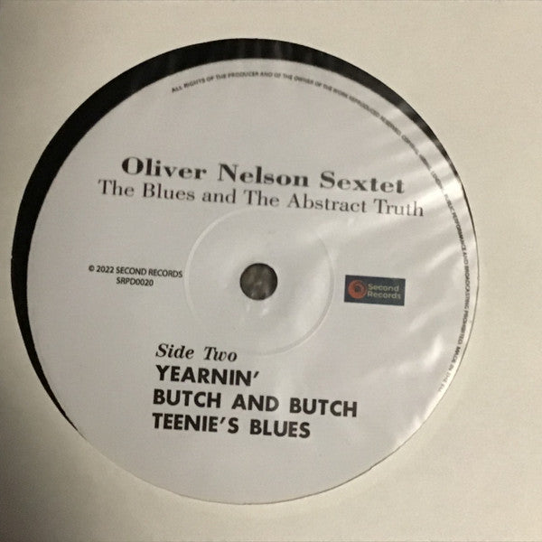 Oliver Nelson : The Blues And The Abstract Truth (LP, Album, RE, 180)