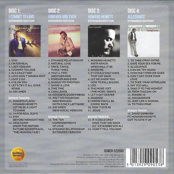 Howard Hewett : I'm For Real (The Elektra Recordings 1986-1992) (CD, Album, RE, Exp + CD, Album, RE, Exp + CD, Albu)