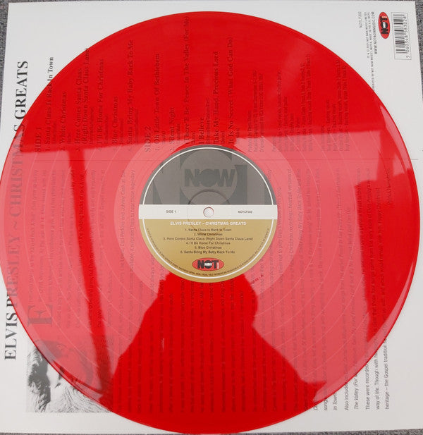 Elvis Presley : Elvis Presley - Christmas Greats  (LP, Album, Comp, Red)