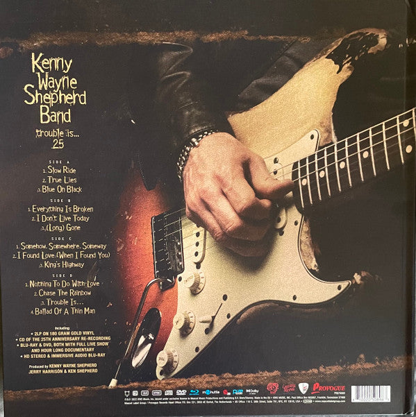 Kenny Wayne Shepherd Band : Trouble is...25 (2xLP, Dlx, Gol)