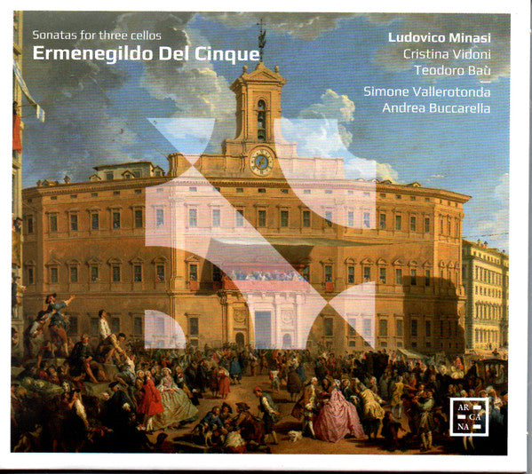 Ermenegildo Del Cinque (2) - Ludovico Minasi, Cristina Vidoni, Teodoro Baù, Simone Vallerotonda, Andrea Buccarella : Sonatas For Three Cellos (CD, Album)