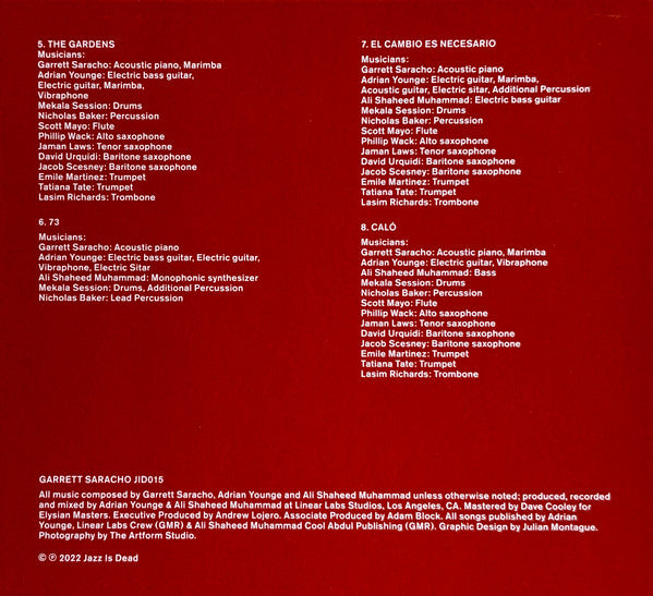 Ali Shaheed Muhammad, Adrian Younge & Gary Saracho : Jazz Is Dead 15 (CD, Album)