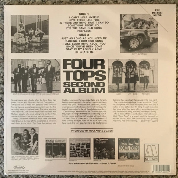 Four Tops : Second Album (LP, Album, RSD, Ltd, RE, 140)