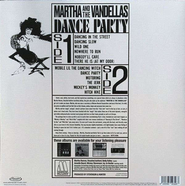 Martha Reeves & The Vandellas : Dance Party (LP, Album, RSD, Ltd, RE, 140)