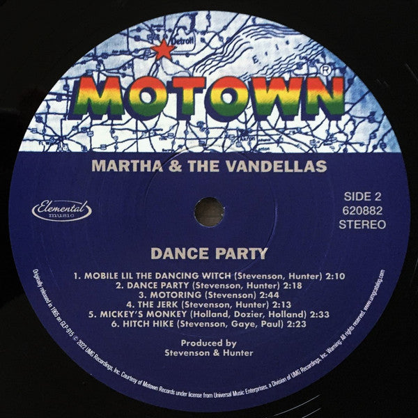 Martha Reeves & The Vandellas : Dance Party (LP, Album, RSD, Ltd, RE, 140)