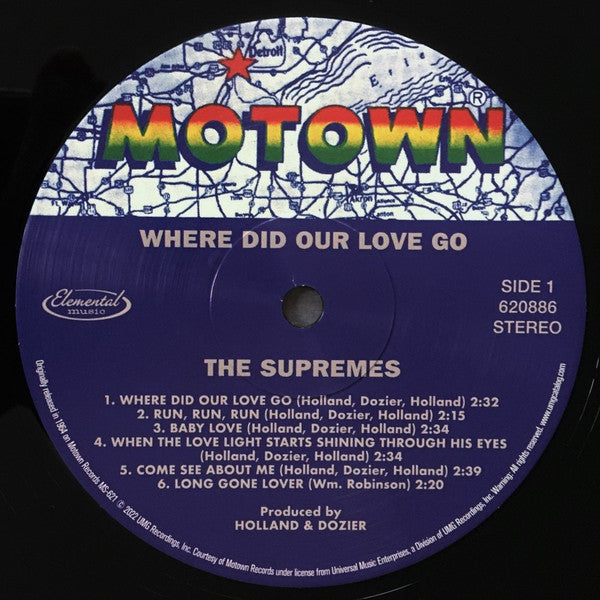 The Supremes : Where Did Our Love Go (LP, Album, RSD, Ltd, RE, 140)