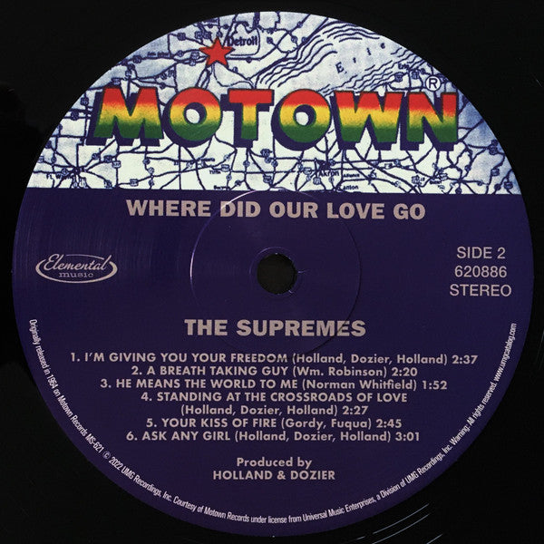 The Supremes : Where Did Our Love Go (LP, Album, RSD, Ltd, RE, 140)