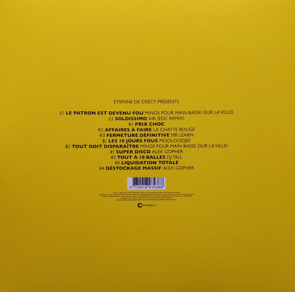 Etienne De Crécy : Super Discount (2xLP, Album, RE, Gat)