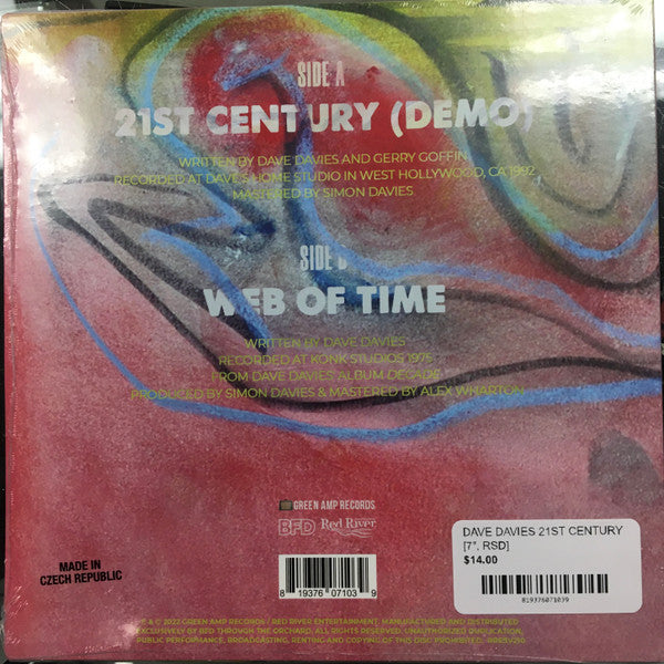 Dave Davies : 21st Century (7", Single)