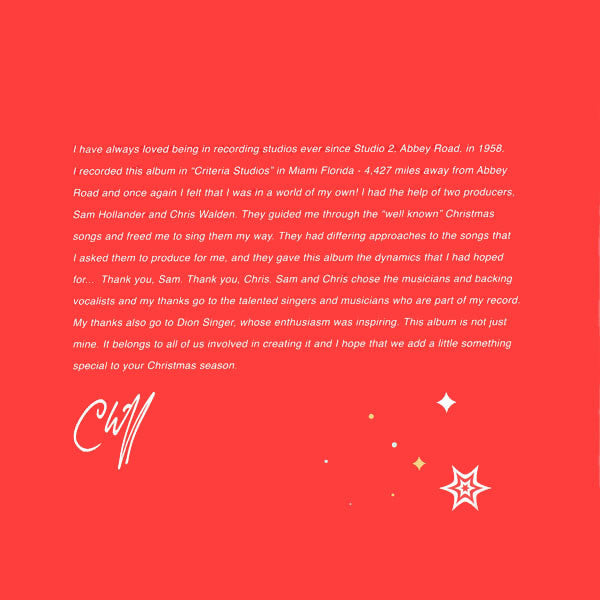 Cliff Richard : Christmas With Cliff (LP, Album, Ltd, Red)