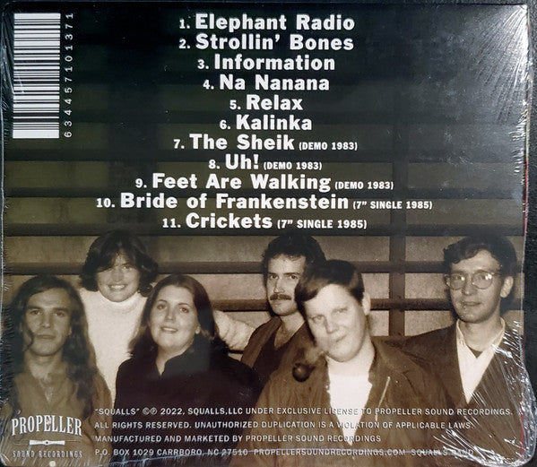 Squalls : Squalls (CD, Album, RM)