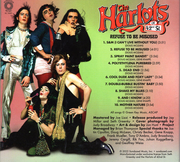 The Harlots Of 42nd Street : Refuse To Be Misused (CD, Album)