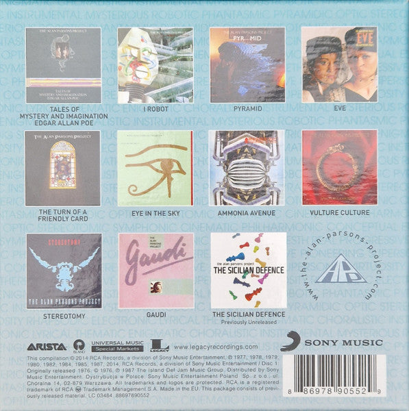 The Alan Parsons Project : The Complete Albums Collection (CD, Album, RE, RM + CD, Album, RE, RM + CD, Album,)