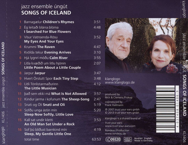 Ensemble Úngút : Songs Of Iceland (CD, Album, RE)