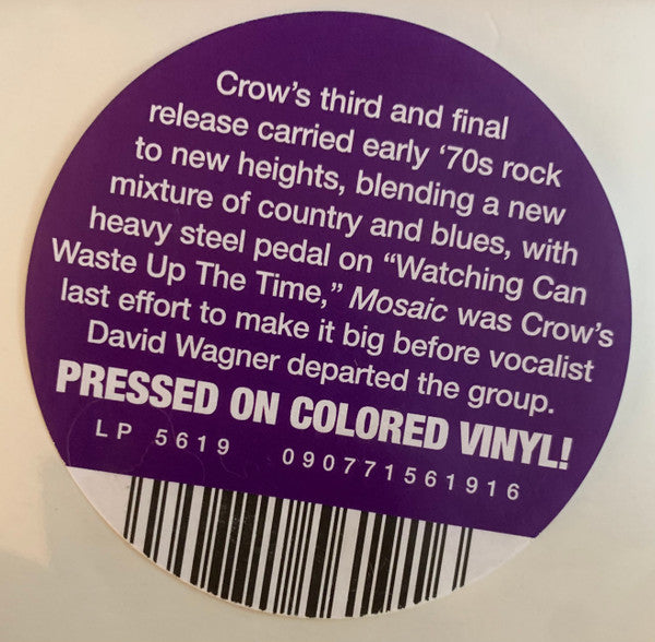 Crow (4) : Mosaic (LP, Album, RE, Whi)