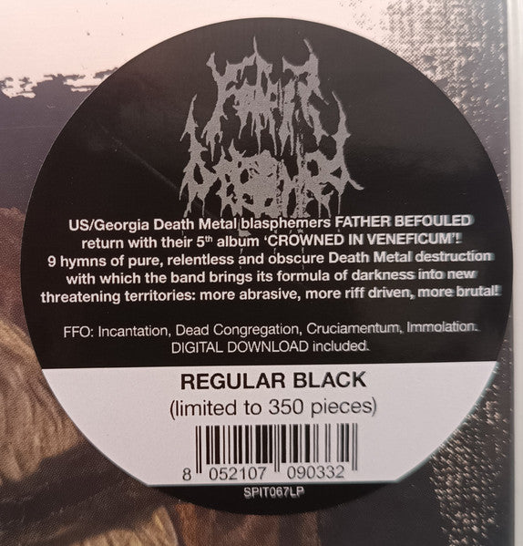 Father Befouled : Crowned In Veneficum (LP, Album)