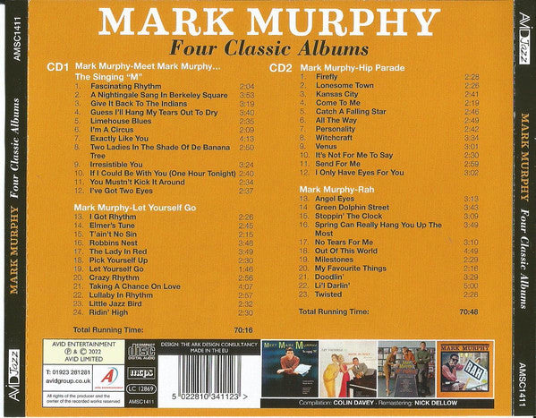 Mark Murphy : Four Classic Albums (2xCD, Comp)