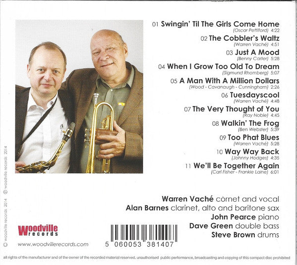Warren Vaché, Alan Barnes : The Cobbler's Waltz (CD, Album)