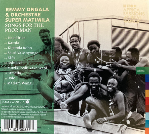 Remmy Ongala & Orchestre Super Matimila : Songs For The Poor Man (CD, Album, RE)