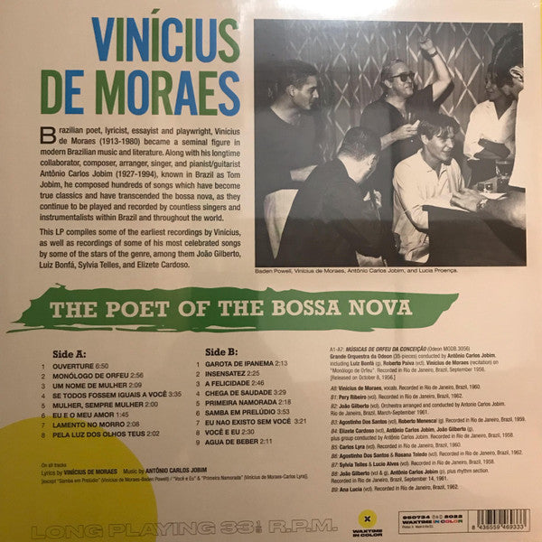 Vinicius De Moraes : The Poet Of The Bossa Nova (LP, Comp, Ltd, Yel)