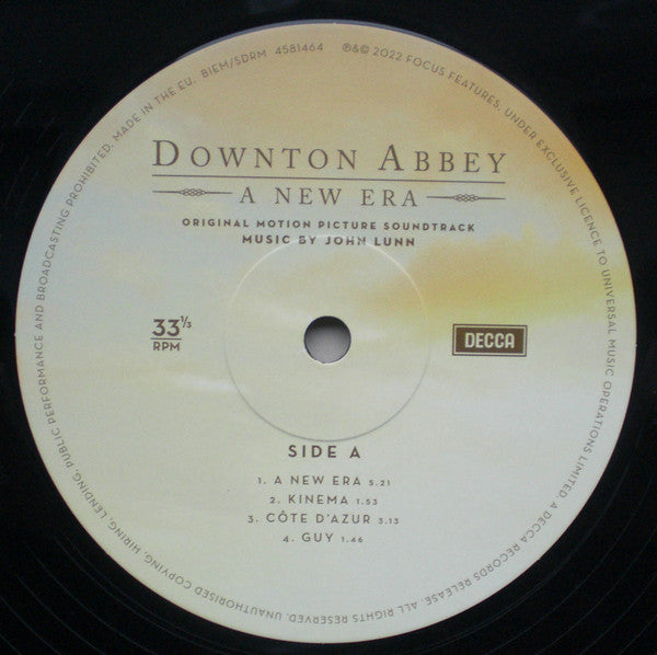 John Lunn : Downton Abbey - A New Era (Original Motion Picture Soundtrack) (2xLP, Album)