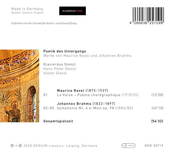 Klavierduo Hans-Peter Und Volker Stenzl : Poetik Des Untergangs (CD, Album)