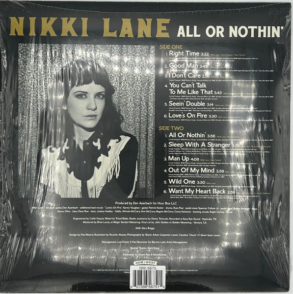 Nikki Lane : All Or Nothin' (LP, Album, Ltd, RE, Sil)