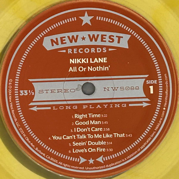 Nikki Lane : All Or Nothin' (LP, Album, Ltd, RE, Sil)