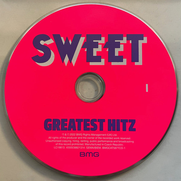 The Sweet : Greatest Hitz 1969-1978 (3xCD, Comp)
