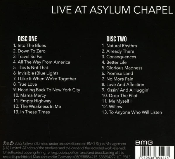 Joan Armatrading : Live At Asylum Chapel (2xCD, Album)
