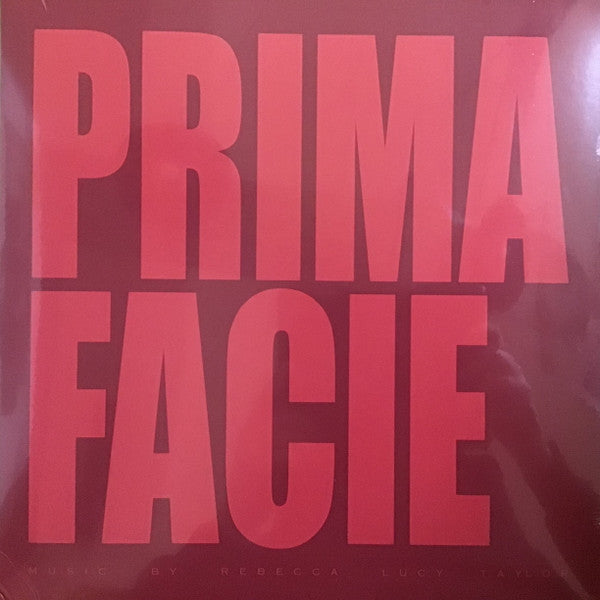 Rebecca Taylor : Prima Facie (Original Theatre Soundtrack) (LP, Album, Ltd, Red)