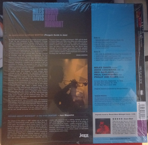 Miles Davis : 'Round About Midnight (LP, Album, Ltd, RE, Pur)