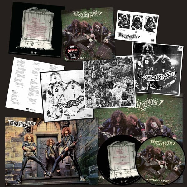 Destruction : Sentence Of Death (12", MiniAlbum, Ltd, Num, Pic, RE, RP, US )