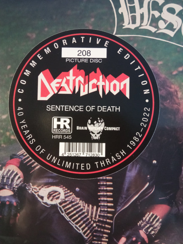 Destruction : Sentence Of Death (12", MiniAlbum, Ltd, Num, Pic, RE, RP, US )