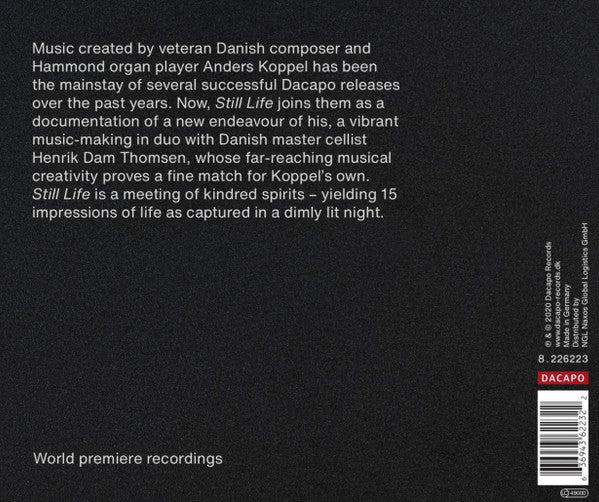Anders Koppel & Henrik Dam Thomsen : Still Life (CD, Album)