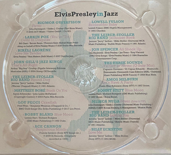 Various : Elvis Presley In Jazz - A Jazz Tribute To Elvis Presley (CD)
