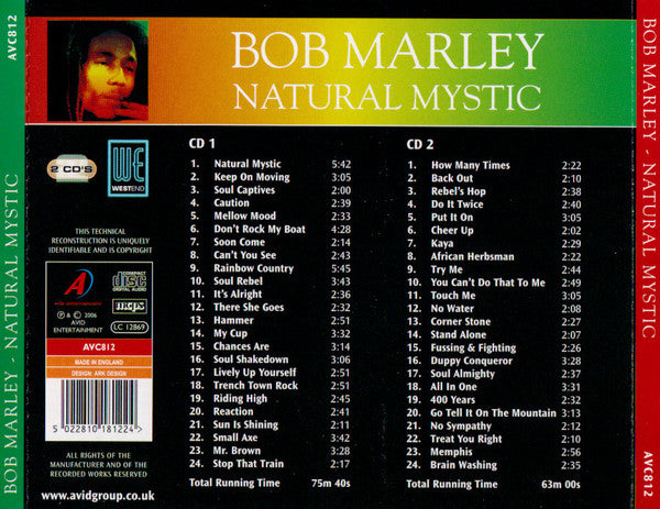 Bob Marley : Natural Mystic (2xCD, Comp)