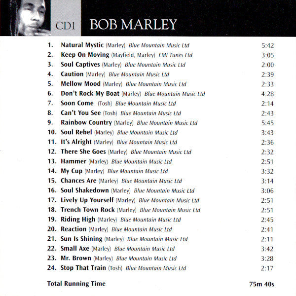 Bob Marley : Natural Mystic (2xCD, Comp)