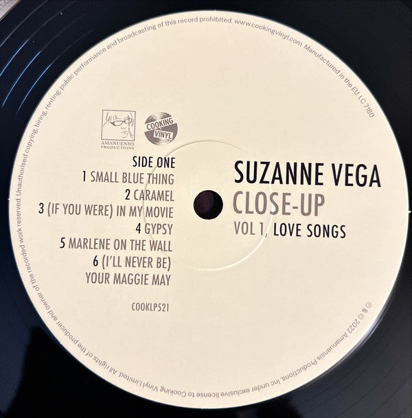 Suzanne Vega : Close-Up Vol 1, Love Songs (LP, RP, 180)