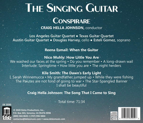 Conspirare, Craig Hella Johnson, Los Angeles Guitar Quartet, Texas Guitar Quartet, Austin Guitar Quartet, Douglas Harvey : The Singing Guitar (CD, Album)