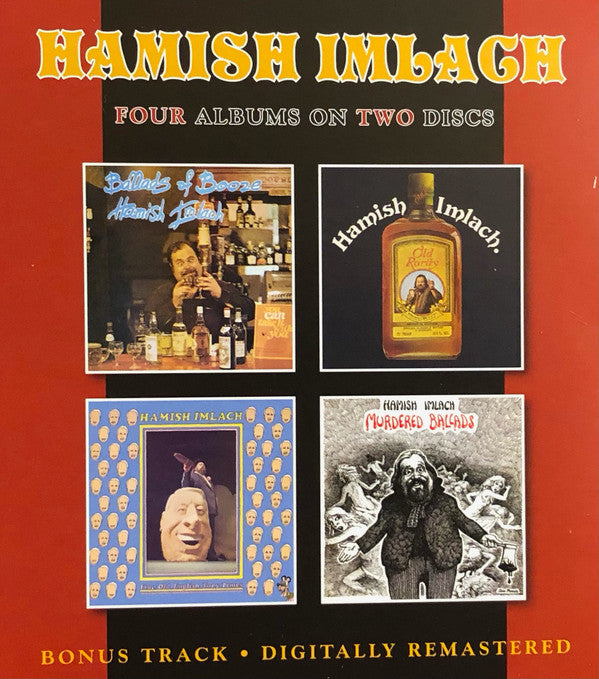 Hamish Imlach : Ballads Of Booze / Old Rarity / Fine Old English Tory Times / Murdered Ballads (2xCD, Comp, RM)