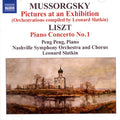 Modest Mussorgsky, Franz Liszt, Peng Peng (2), Nashville Symphony Orchestra & Nashville Symphony Chorus, Leonard Slatkin : Pictures At An Exhibition / Piano Concerto No. 1 (CD)