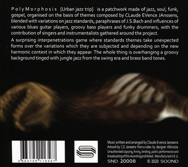 CLEVJA Collective, Brussels Vocal Project : Polymorphosis: Urban Jazz Trip (CD, Album)