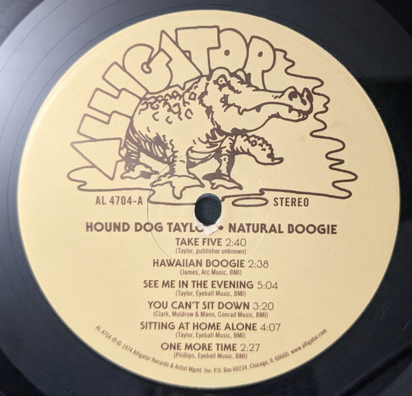 Hound Dog Taylor & The House Rockers : Natural Boogie (LP, Album, RE, RM)