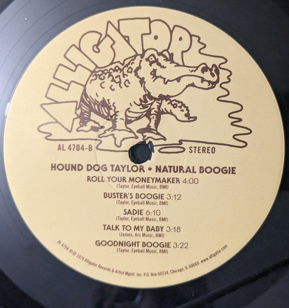 Hound Dog Taylor & The House Rockers : Natural Boogie (LP, Album, RE, RM)